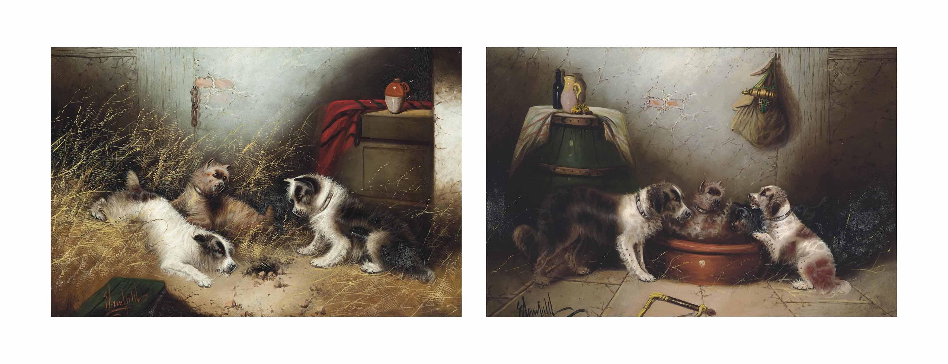 Edward Armfield - The ambush; and The water-bowl