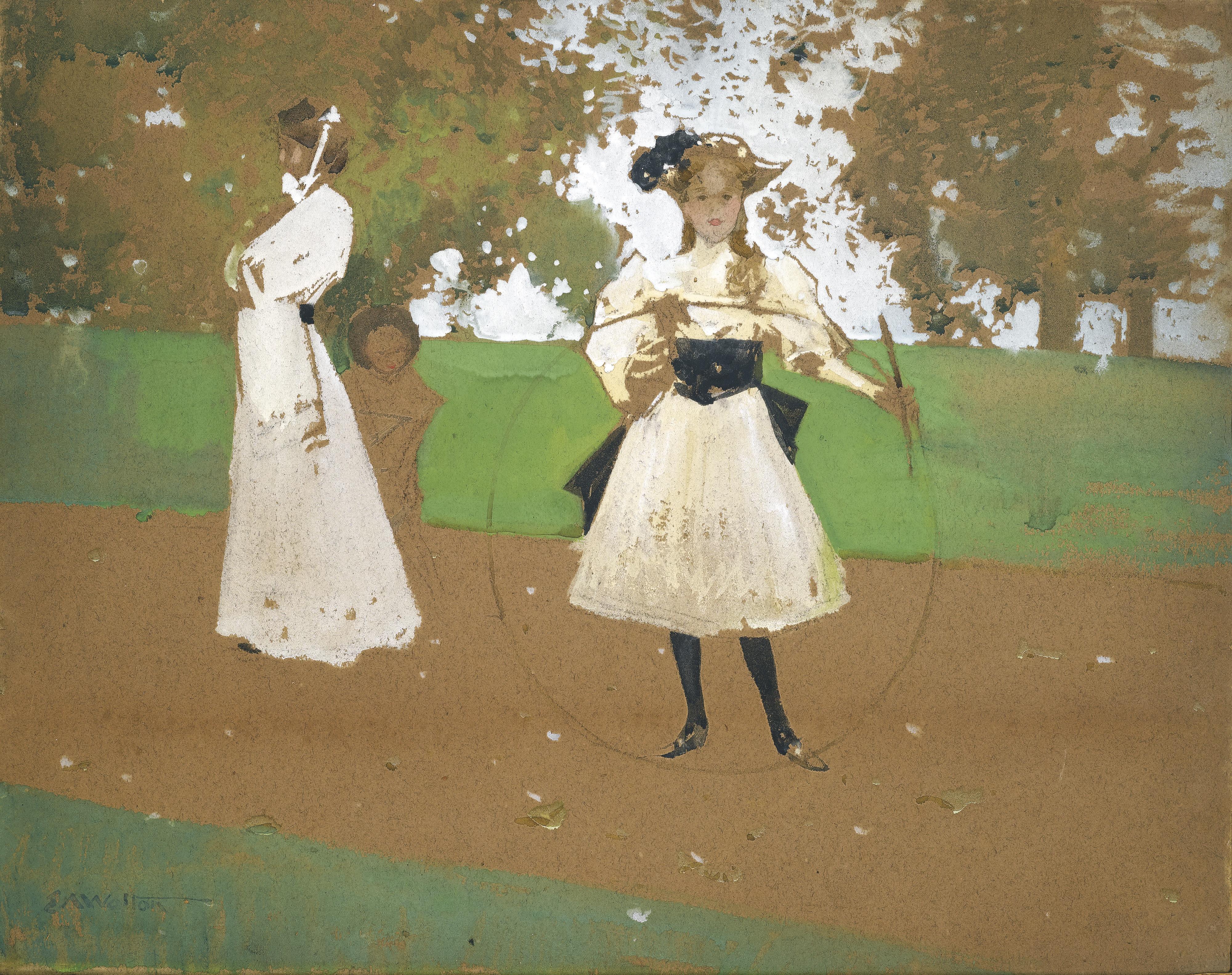 Edward Arthur Walton, R.S.A., P.R.S.W. - Kensington Gardens