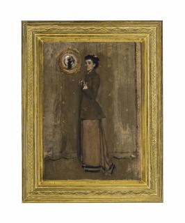 Edward Arthur Walton, R.S.A., P.R.S.W. - Preparatory sketch for a portrait of Miss Jane Aitken