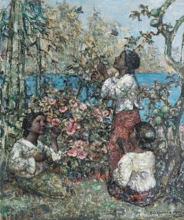Edward Atkinson Hornel - Burmese Girls