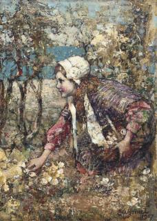 Edward Atkinson Hornel - By the sea
