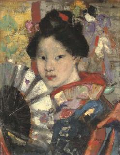 Edward Atkinson Hornel - Geisha Girl