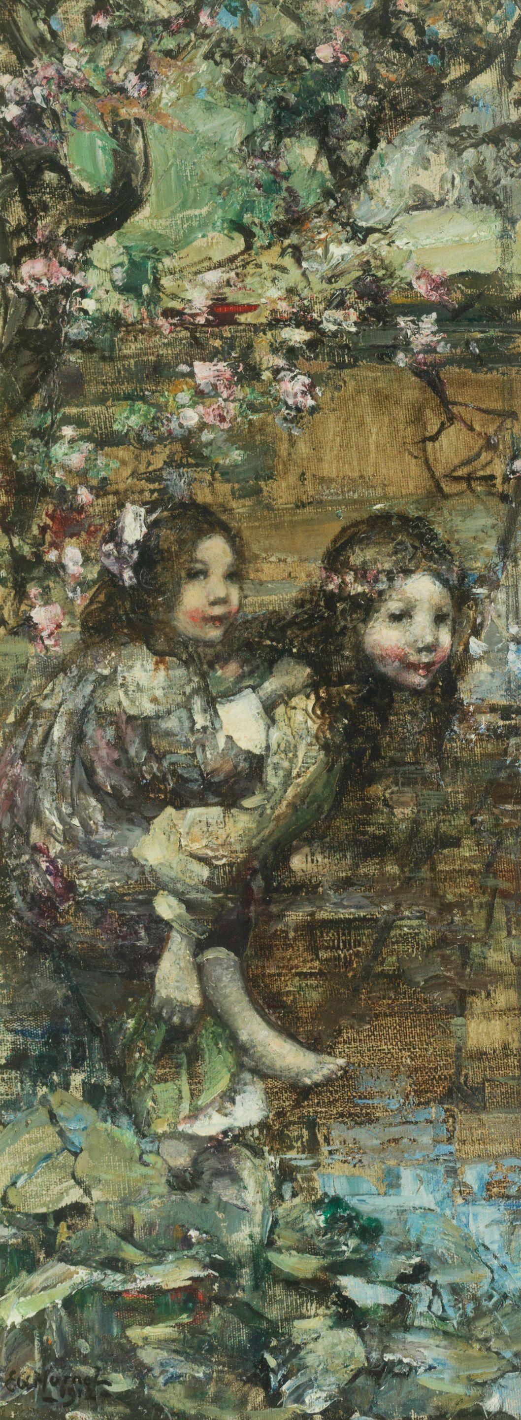 Edward Atkinson Hornel - Pick-a-Back