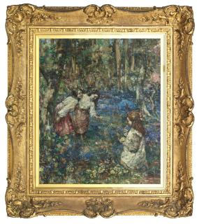 Edward Atkinson Hornel - Picking Wild Flowers