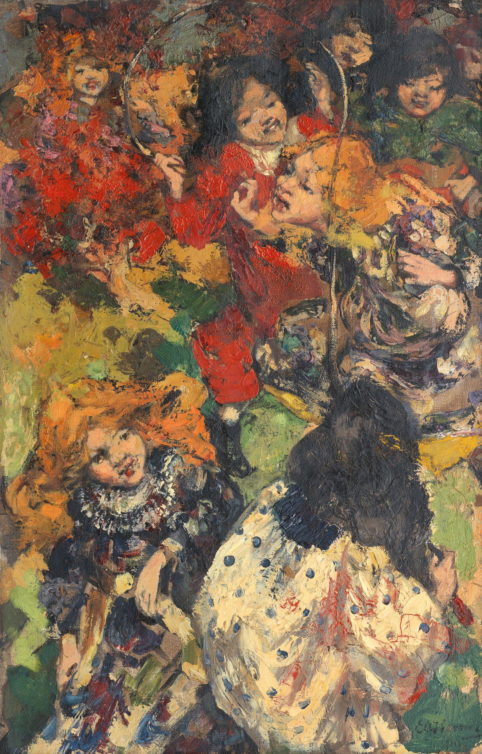 Edward Atkinson Hornel - Skipping