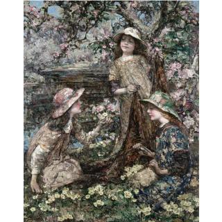 Edward Atkinson Hornel - Spring-Time