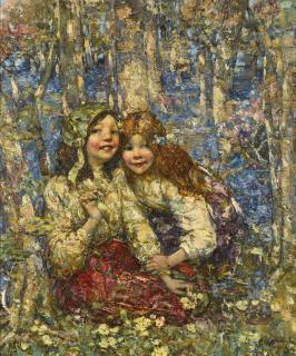 Edward Atkinson Hornel - The Bluebell Wood