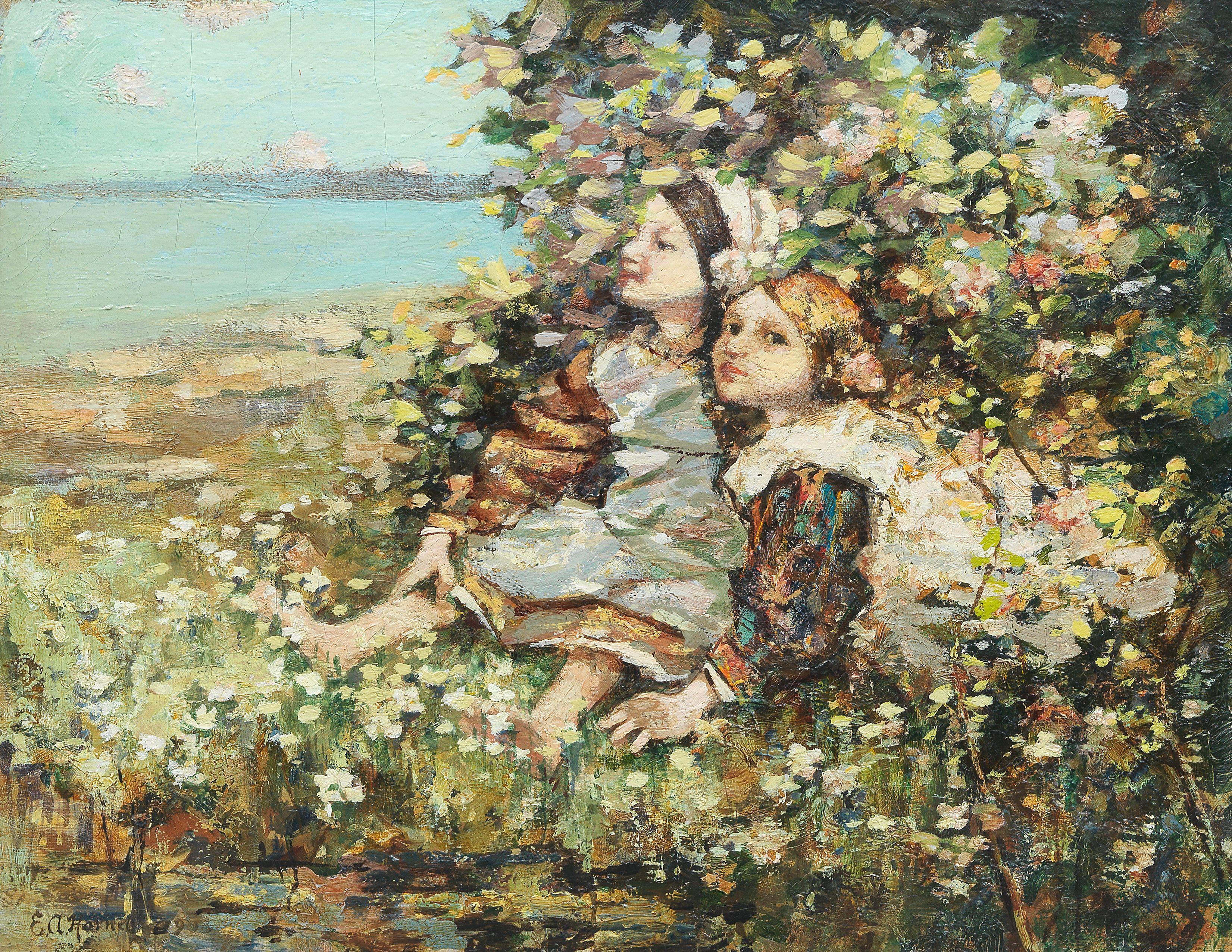Edward Atkinson Hornel - Wild Blossoms