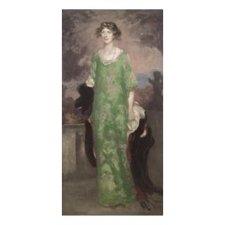 Edward Barnard Lintott - Portrait Of The Artist\'S Wife In Green