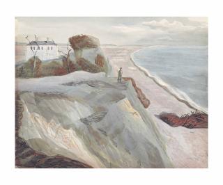 Edward Bawden, R.A. - Cliffs at Dunwich