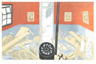 Edward Bawden R.A. - Dunkirk; The British Empire Map