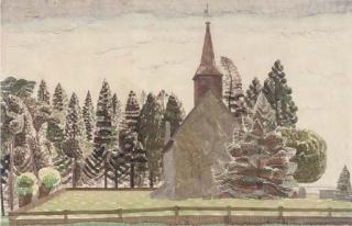 Edward Bawden, R.A. - Faulkbourne Church