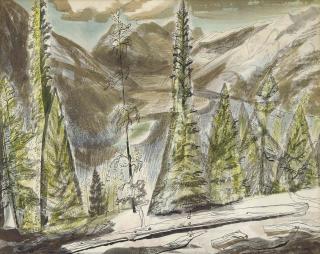 Edward Bawden, R.A. - Fir Trees
