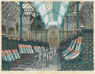 Edward Bawden R.A. - Floral Hall, Covent Garden