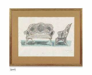 Edward Bawden, R.A. - Four designs for the Bilston Iron Foundry