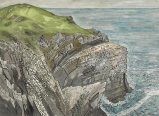 Edward Bawden, R.A. - Horn Head VI