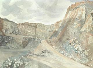Edward Bawden R.A. - Quarry in Wales