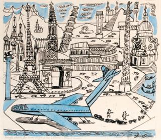 Edward Bawden, R.A. - Sketch for the cover of \