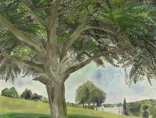 Edward Bawden, R.A. - The Temple of Concord, Audley End