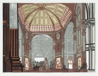 Edward Bawden RA - Leadenhall, from Six London Markets
