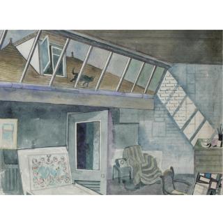 Edward Bawden - Cat Walk On The Roof