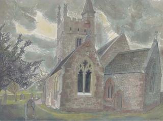 Edward Bawden - Cothelstone Church, Somerset