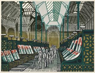 Edward Bawden - The Floral Hall, Covent Garden