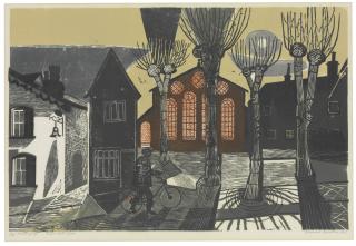 Edward Bawden - Town Hall Yard