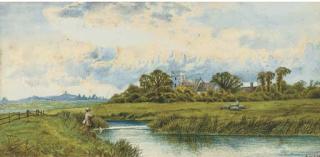 Edward Beecham Lait - Fishing The Pools