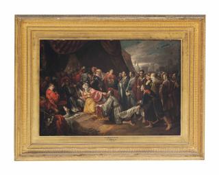 Edward Bird, R.A. - Queen Philippa Supplicating King Edward To Spare The Lives Of The Six Burghers Of Calais