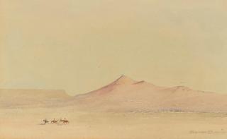 Edward Borein - Desert Landscape with Riders