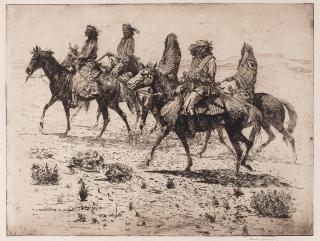 Edward Borein - Navajos (Galvin 183), n.d.