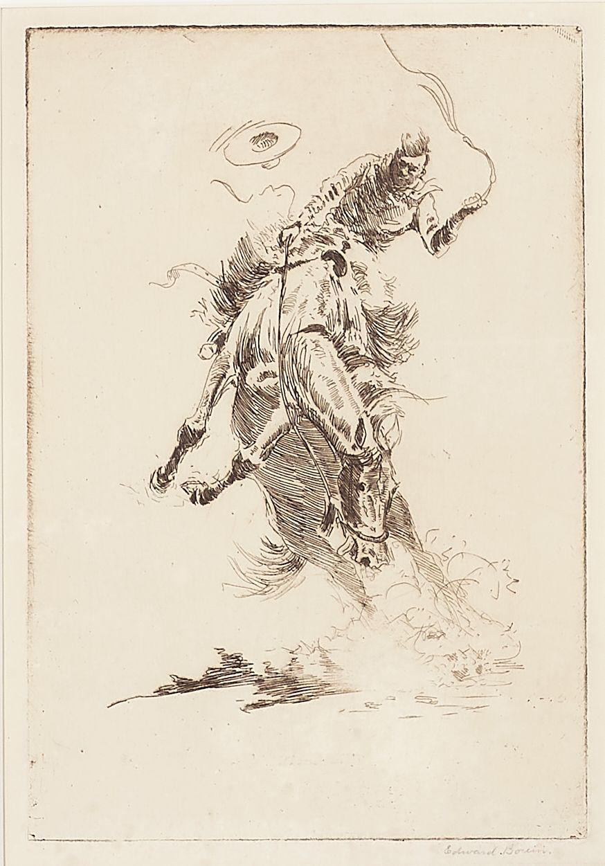 Edward Borein - The Spinner; Flying Mount 2