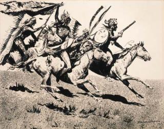 Edward Borein - War Party on the Move