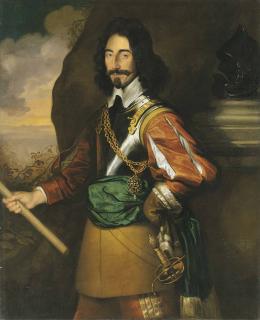 Edward Bower - Portrait Of Thomas Fairfax, 3Rd Lord Fairfax Of Cameron (1612 – 1671), Three-Quarter-Length, A Landscape Beyond