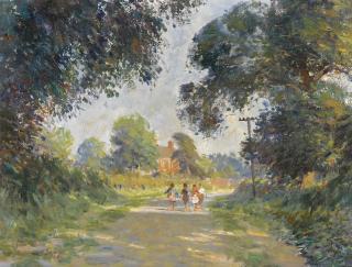 Edward Brian Seago, R.W.S. - Ludham Lane, Norfolk