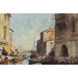 Edward Brian Seago - Morning Sunlight, Chioggia