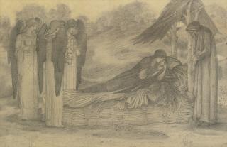 Edward Burne-Jones - British study For The Nativity