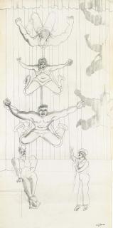 Edward Burra - Acrobats