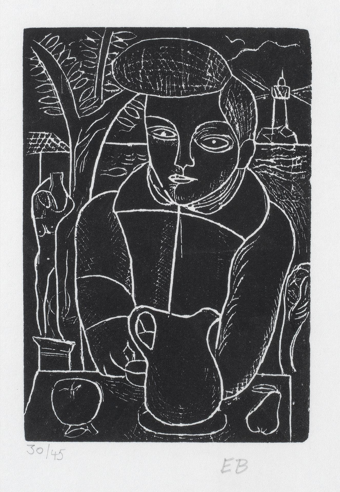 Edward Burra - Boy with a Jug