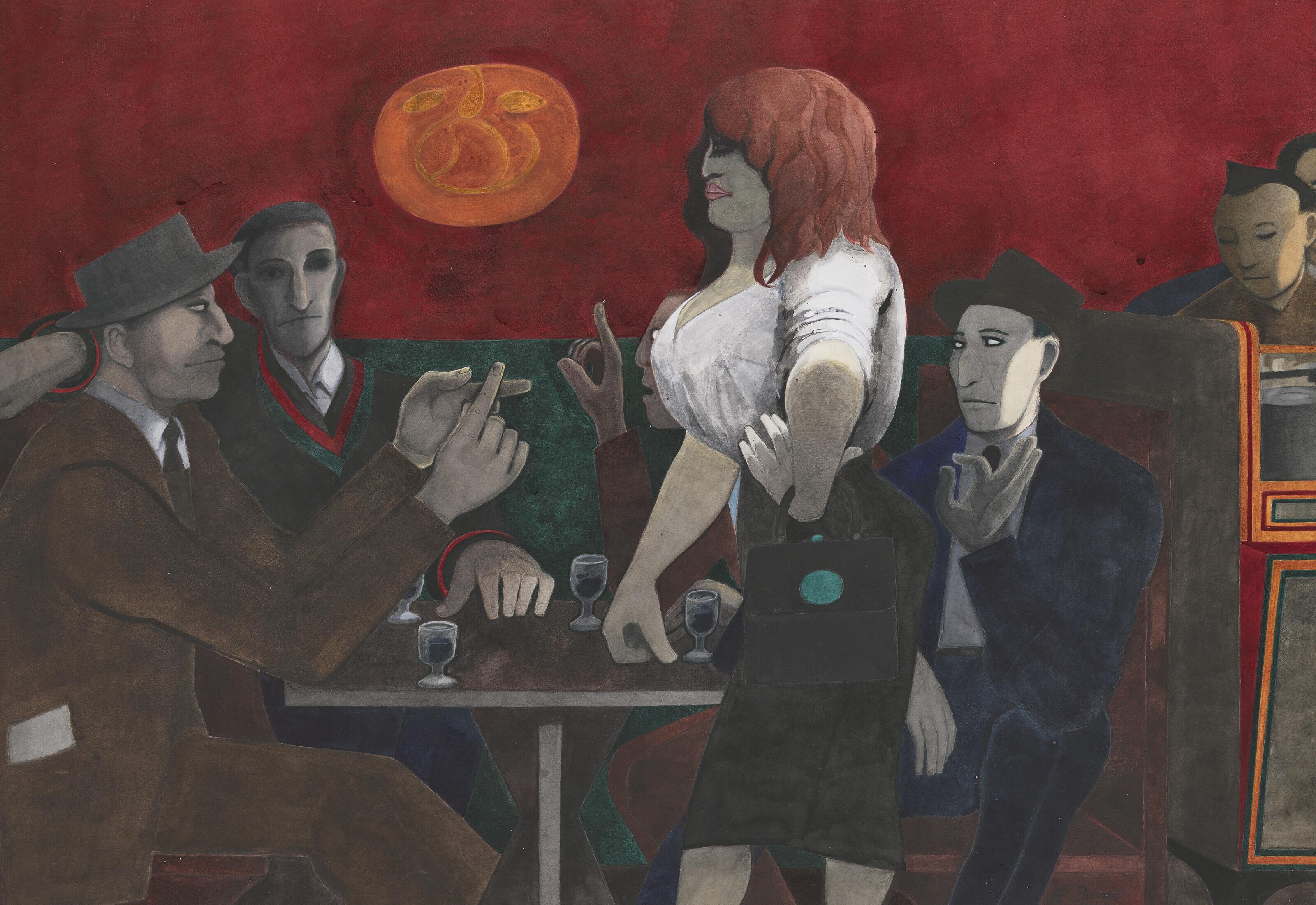 Edward Burra - Café Bar