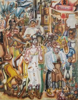 Edward Burra - French Scene