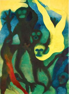 Edward Burra - Frogmen