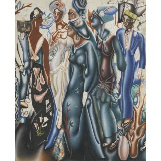 Edward Burra - Ladies On The Riviera