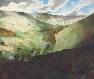 Edward Burra - Landscape, Dartmoor