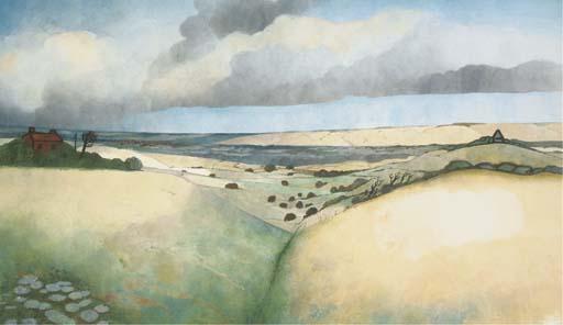 Edward Burra - Landscape Near Rye