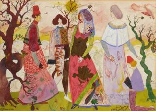 Edward Burra - No.1 The Family Council