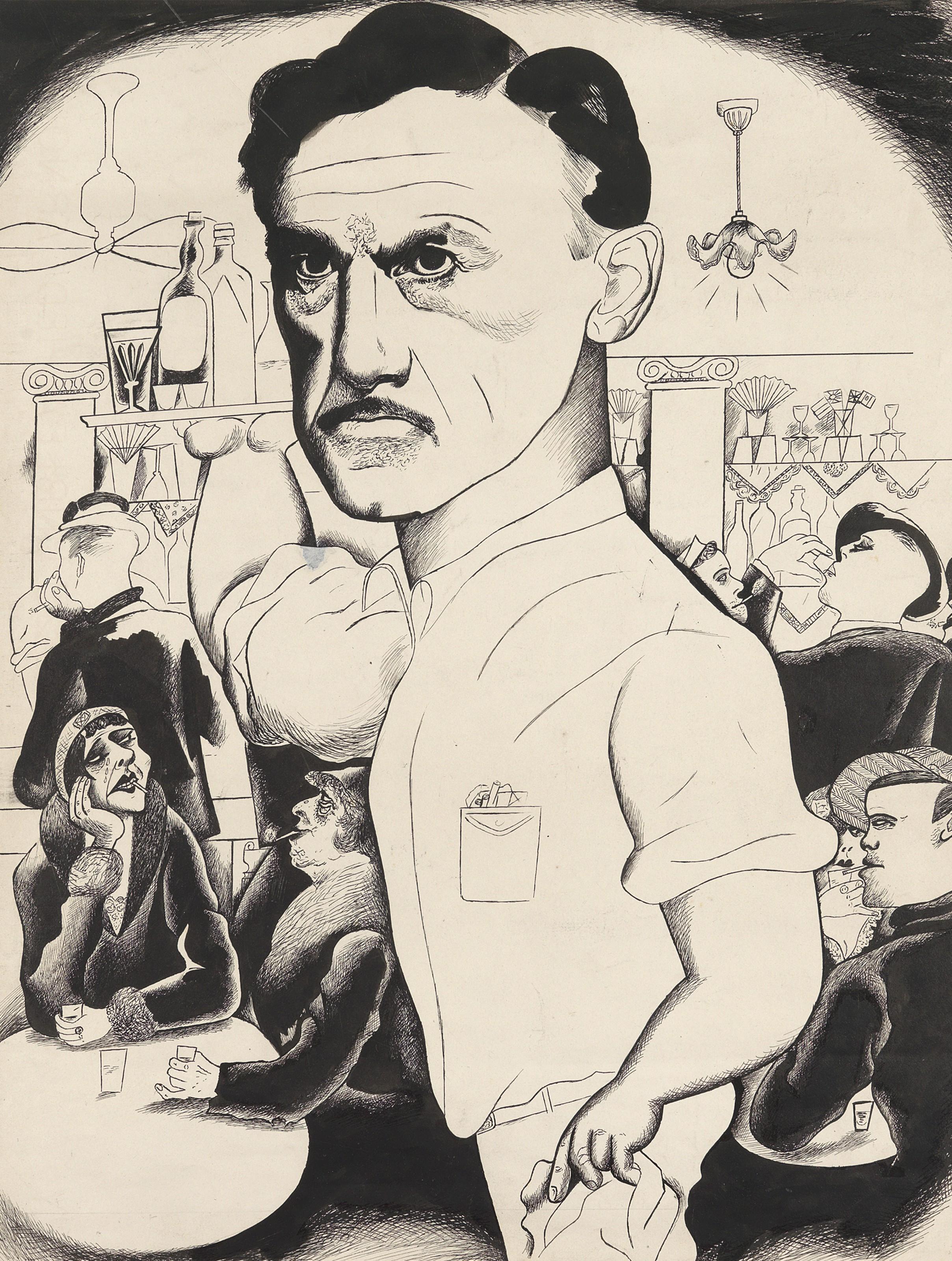 Edward Burra - O\'Neill (The Barman)