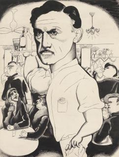 Edward Burra - O\'Neill (The Barman)