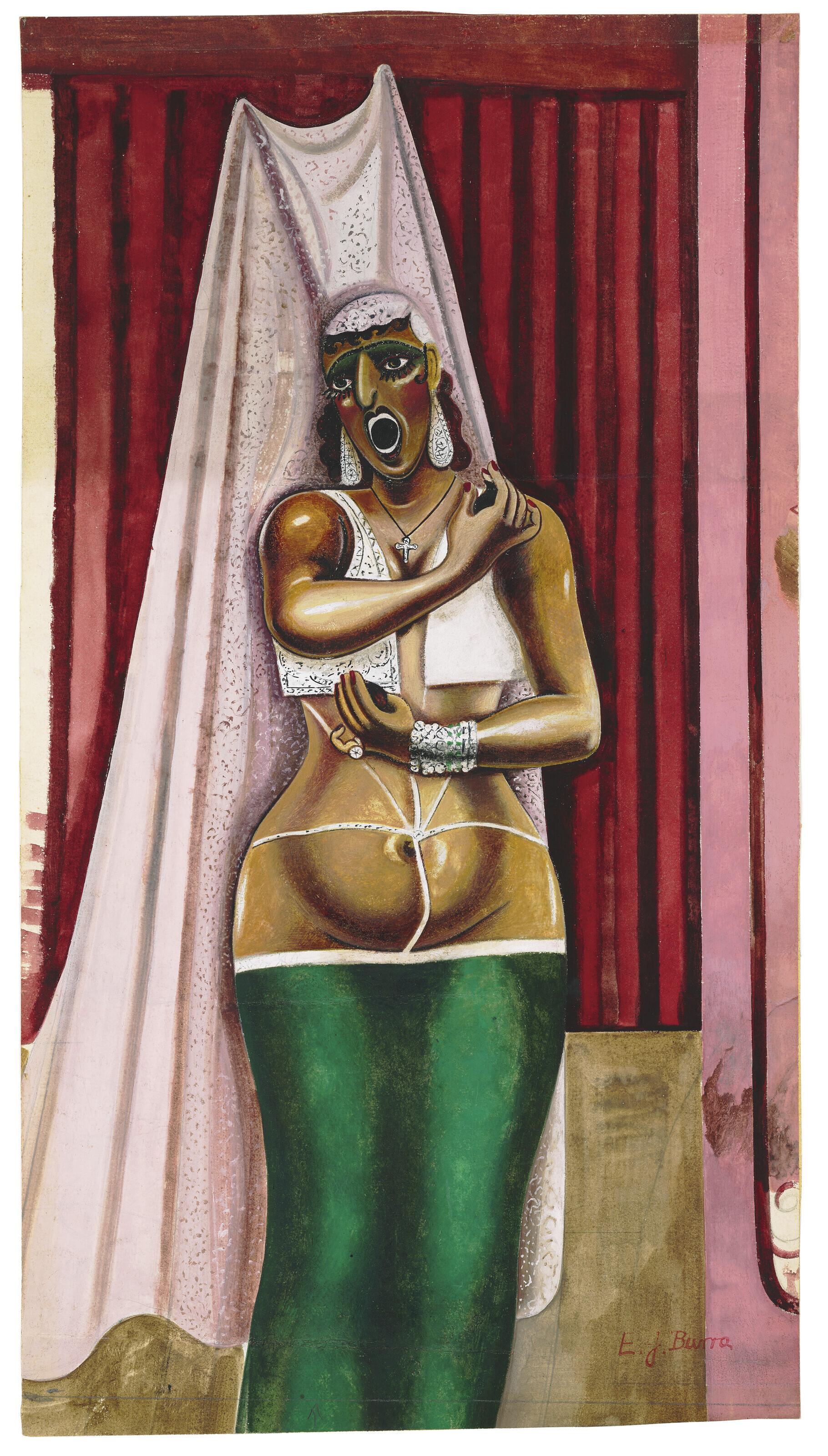 Edward Burra - Spanish Singer